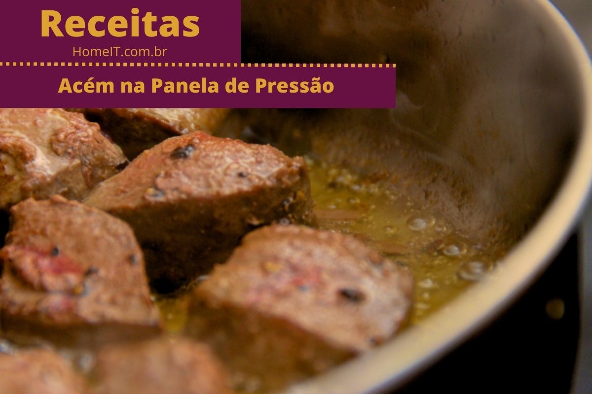 Receita de Acém na Panela de Pressão