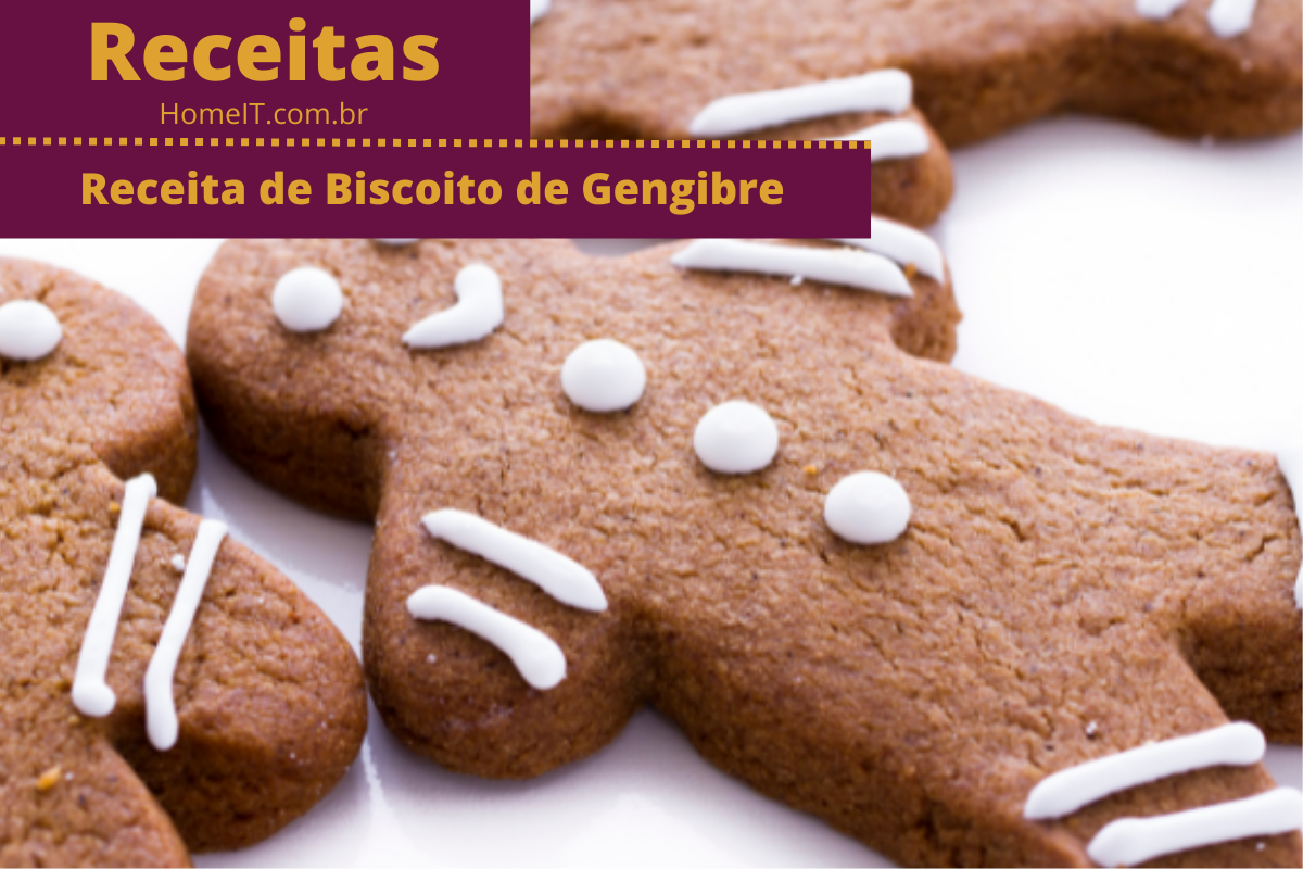 Receita de Biscoito de Gengibre