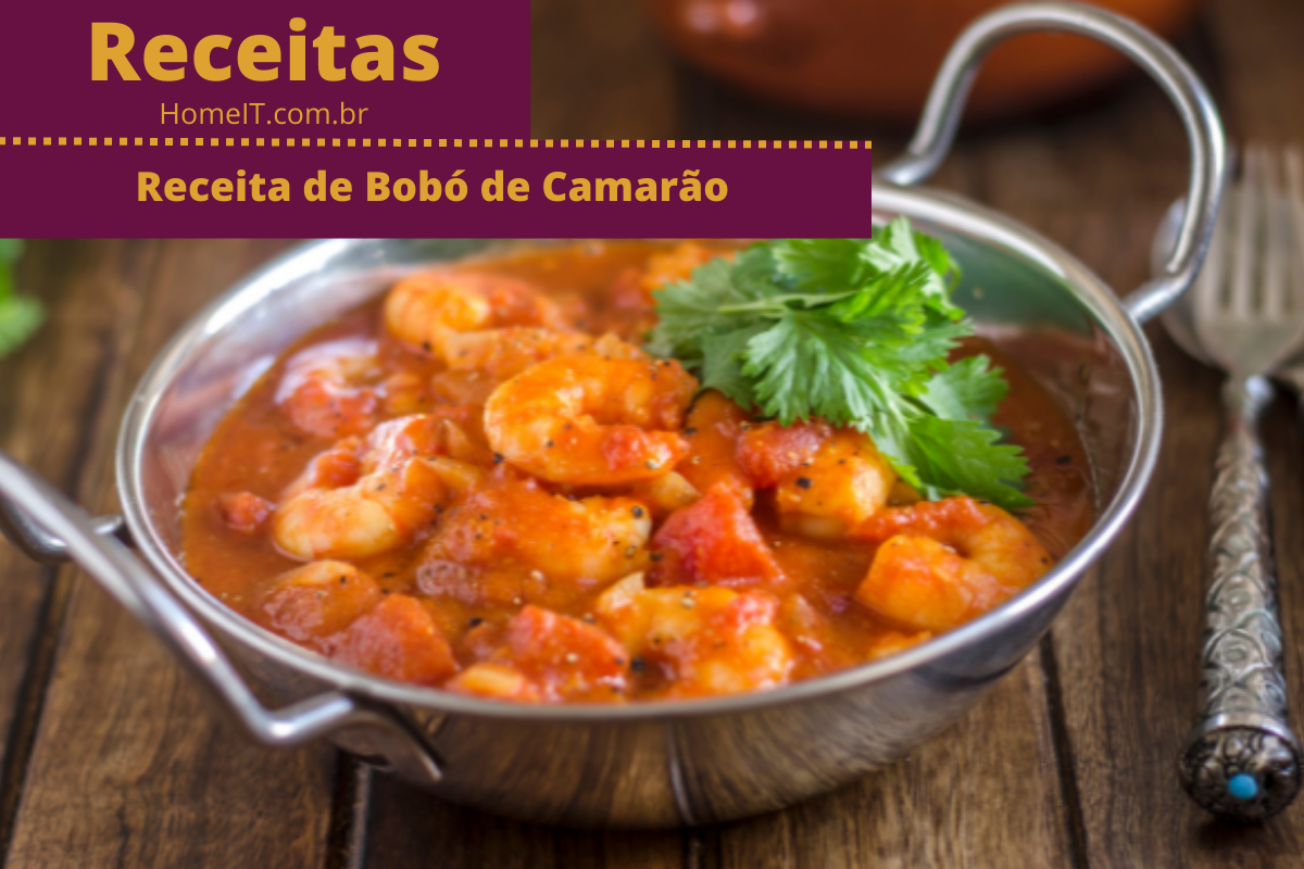 Receita de Bobó de Camarão