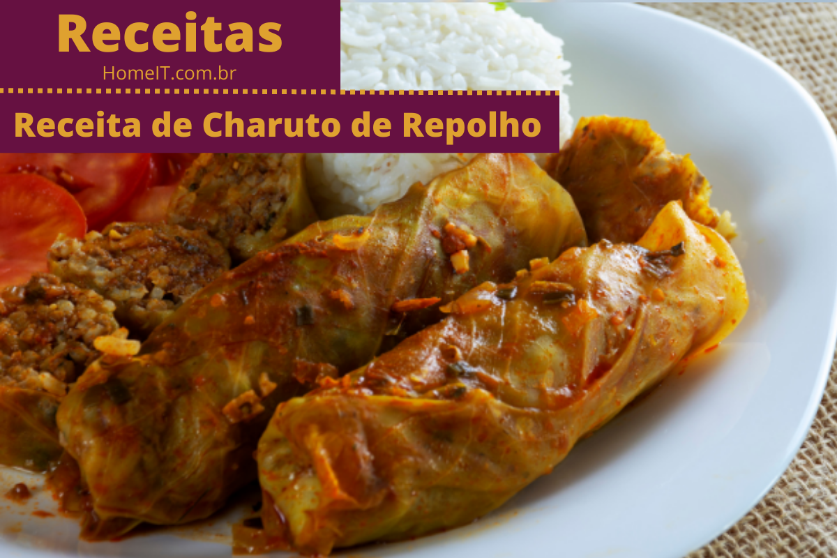 Receita de Charuto de Repolho