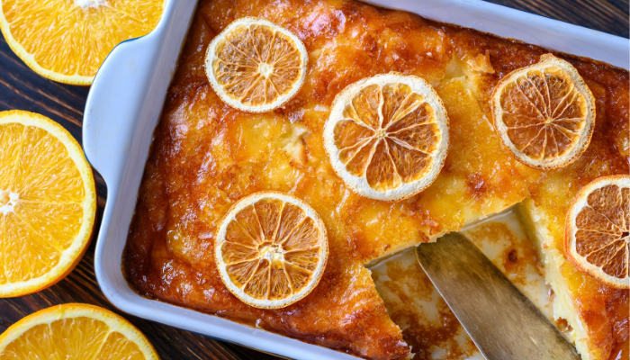 Receita de Bolo de Laranja Saudável