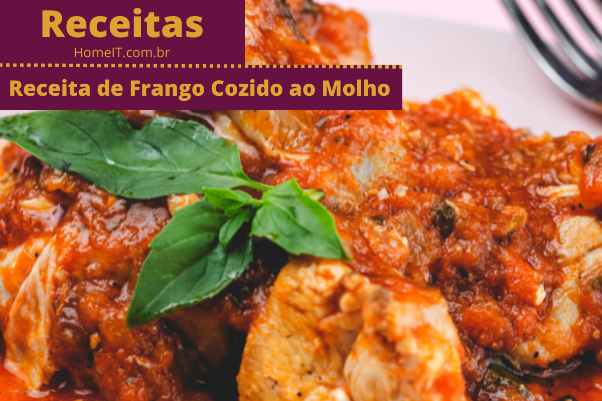 Receita de Frango Cozido ao Molho