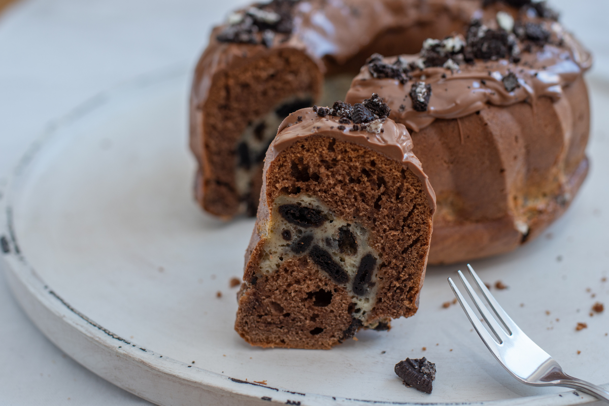 Receita de Bolo de Oreo