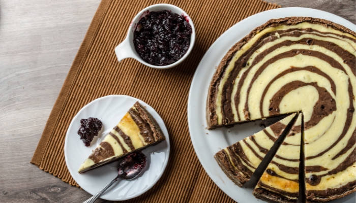 Receita de Cheescake Mesclado