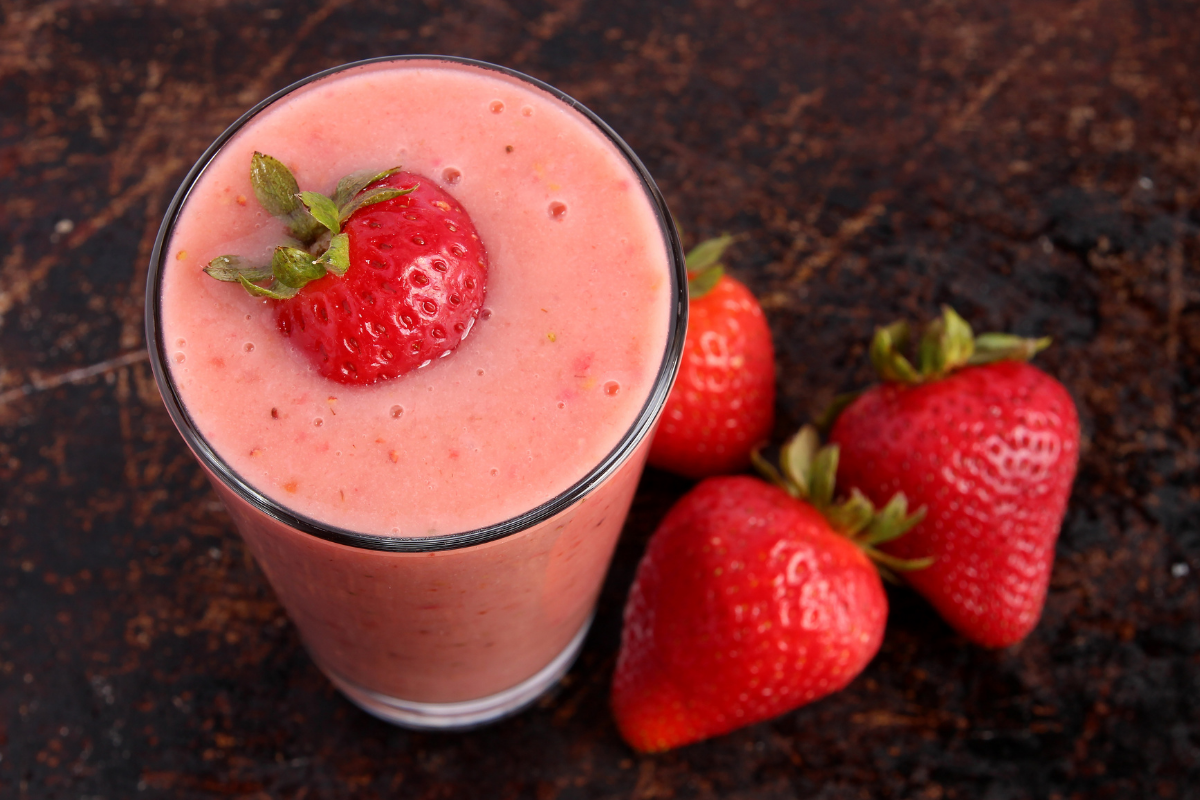 Receita de Milk Shake de Frutas Vermelhas