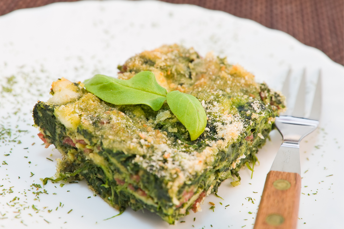 Receita de Torta de Espinafre