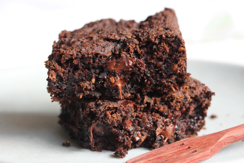 Receita de Brownie de Feijão. Eu não sabia que era possível!