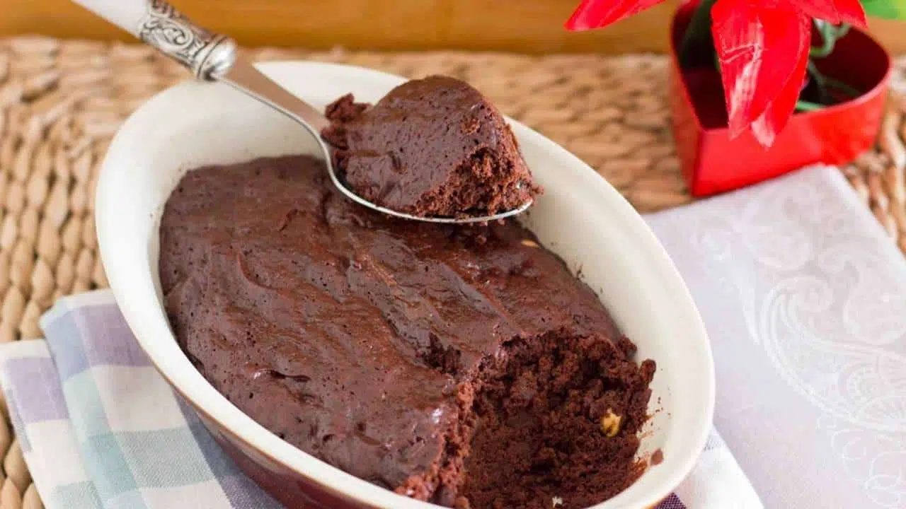 Receita de Brownie de Micro-ondas