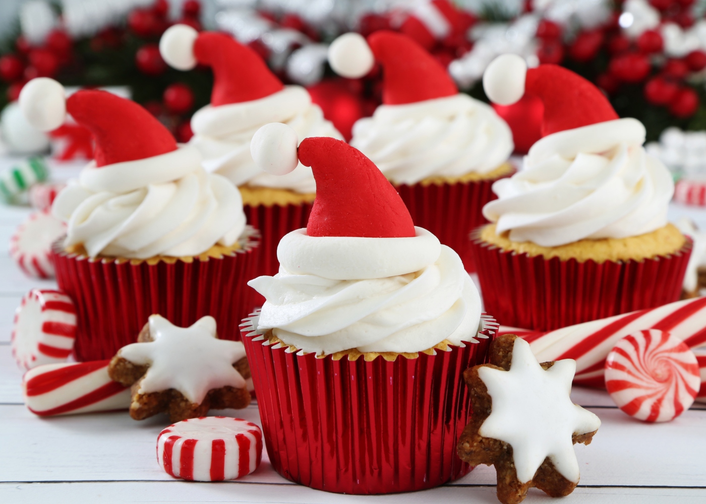 cupcakes de natal