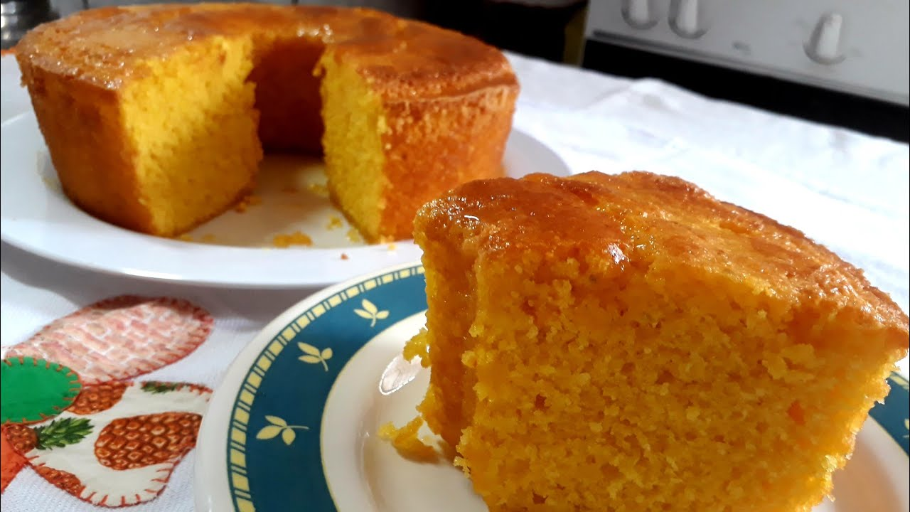 Receita de Bolo de Cenoura com Laranja, a combinação perfeita para provar e amar