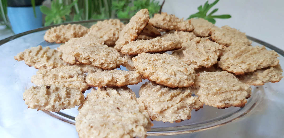 Receita de Cookies de Aveia e Coco que é deliciosa, fácil e super em conta para o bolso