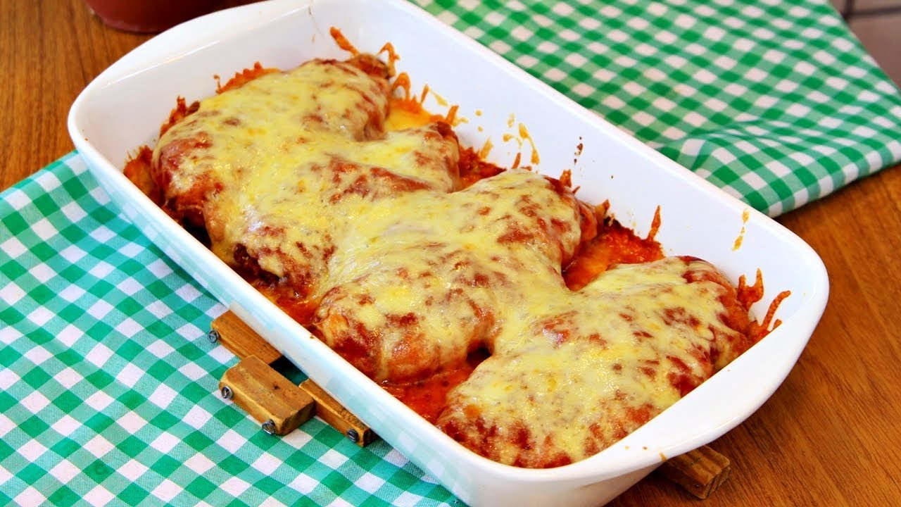 Receita de Filé de Frango à Parmegiana para a ceia de Ano Novo fazer sucesso