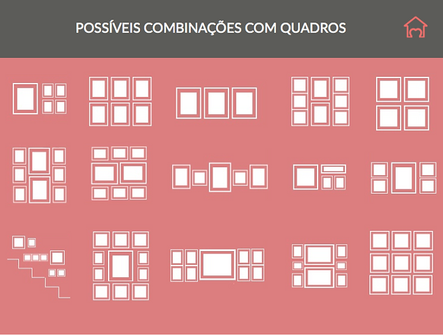 combinações de quadros