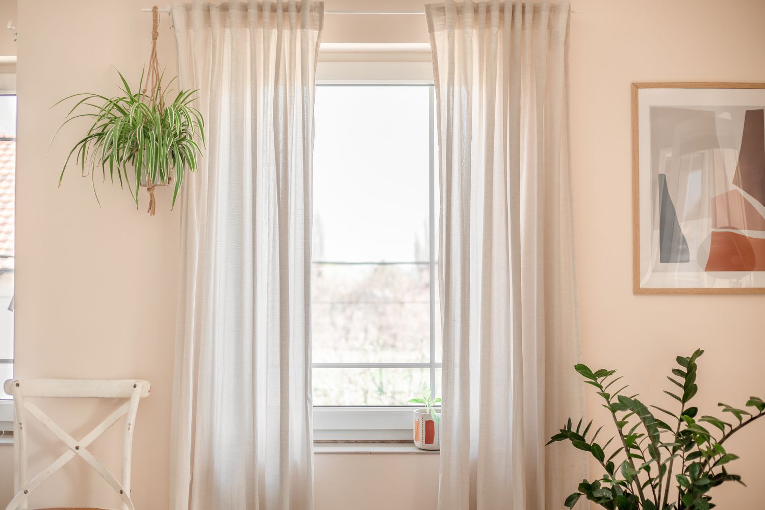 cortinas em sala de estar