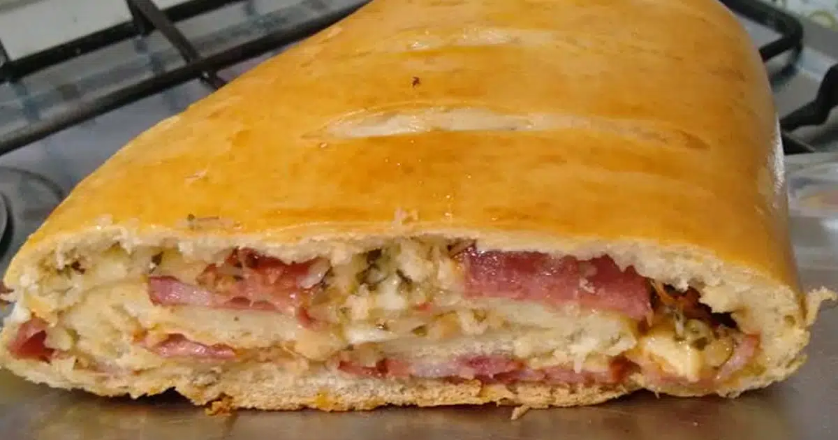 Receita de Pão de Pizza, um salgado delicioso, fofinho e muito fácil de preparar