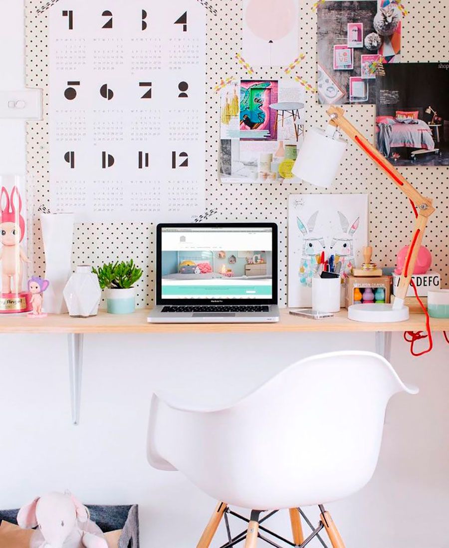 pegboard no home office