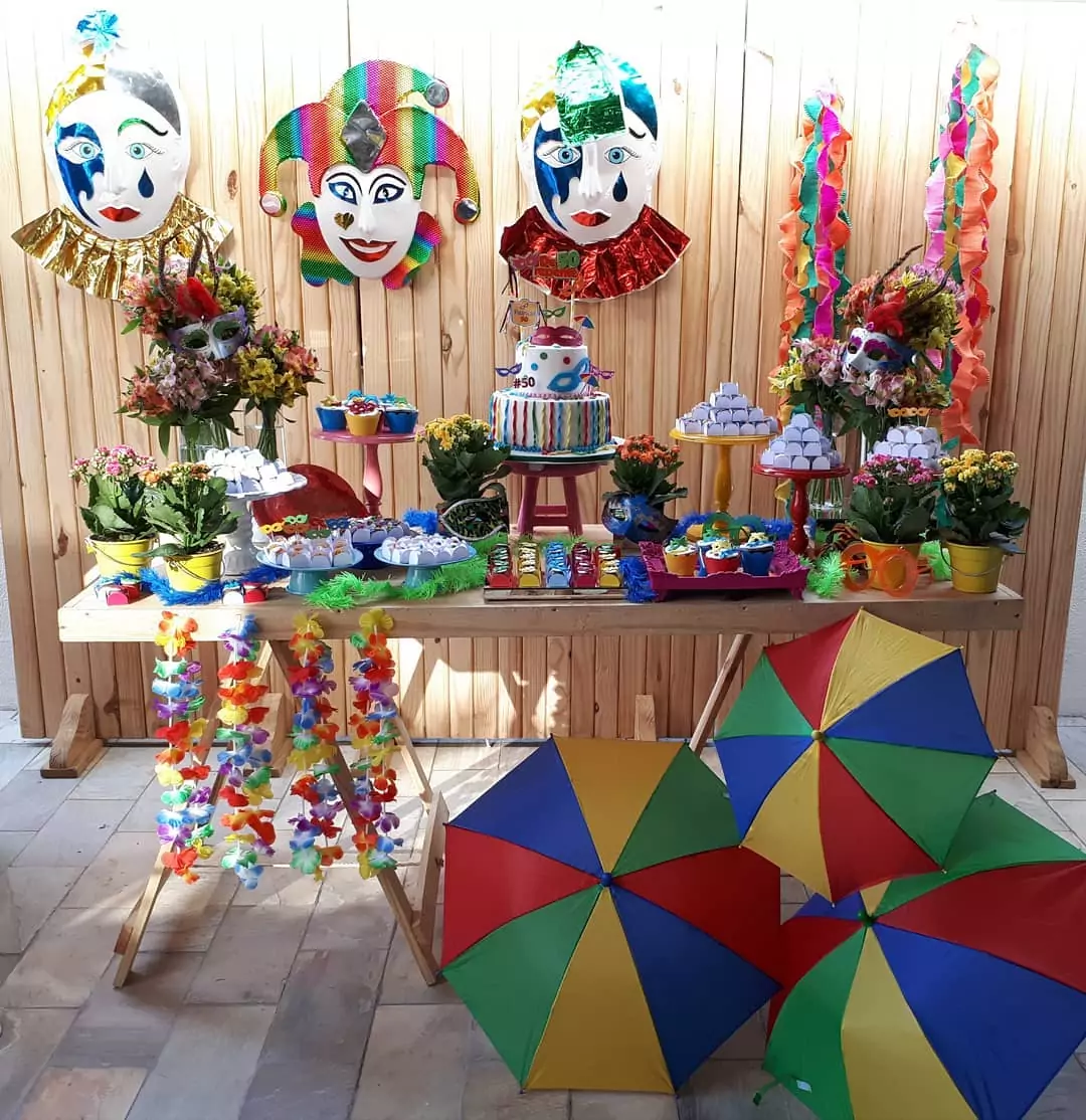 decoração para carnaval em casa