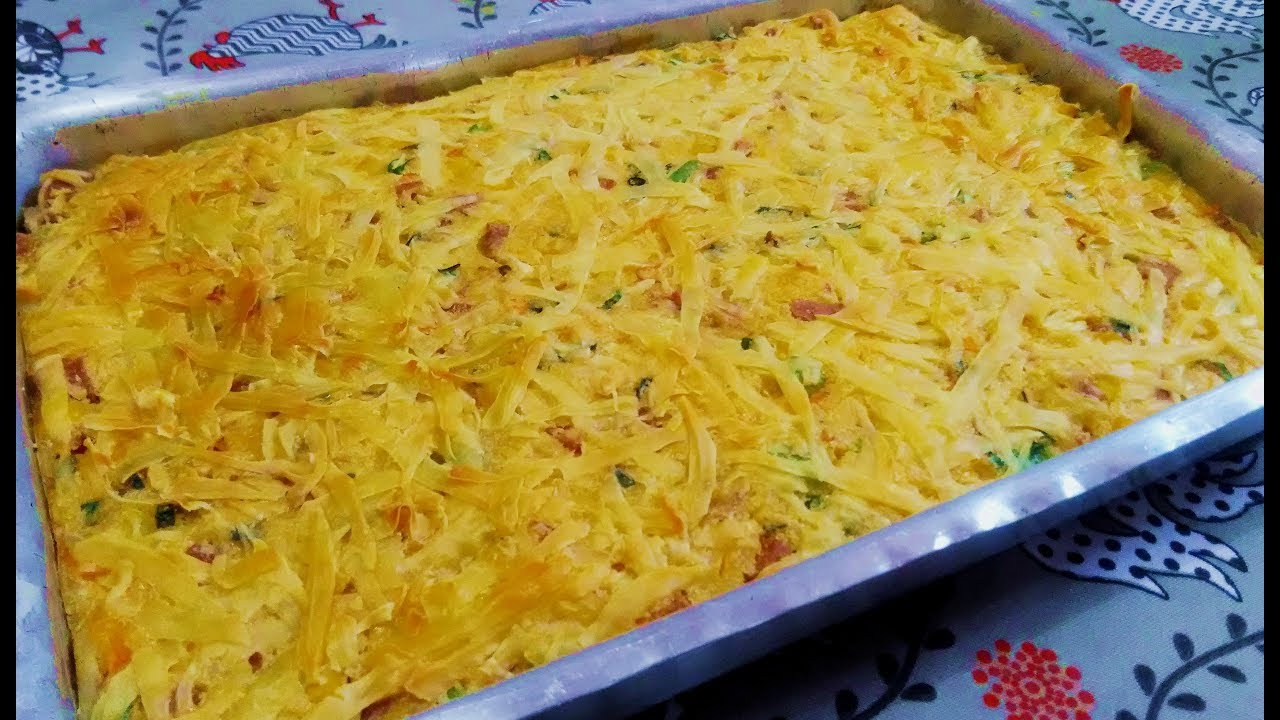 Receita de Torta de Arroz com Calabresa para não desperdiçar as sobras de arroz e economizar fazendo essa DELÍCIA!