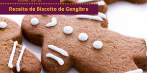 Receita de Biscoito de Gengibre