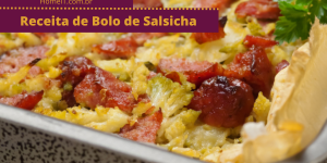 Receita de Bolo de Salsicha