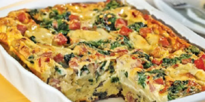 Receita de Omelete de Forno com Legumes