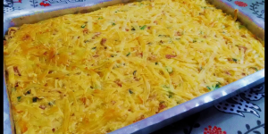 Receita de Torta de Arroz com Calabresa para não desperdiçar as sobras de arroz e economizar fazendo essa DELÍCIA!