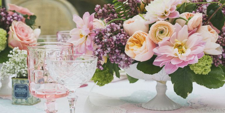 decoração de centro de mesa para dia das mães