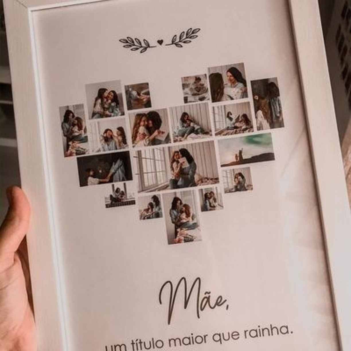 quadro de presente para dia das mães