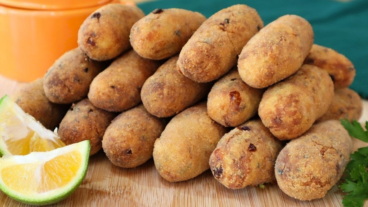 Receita de Croquete de Frango, um salgado simples e prático para se deliciar