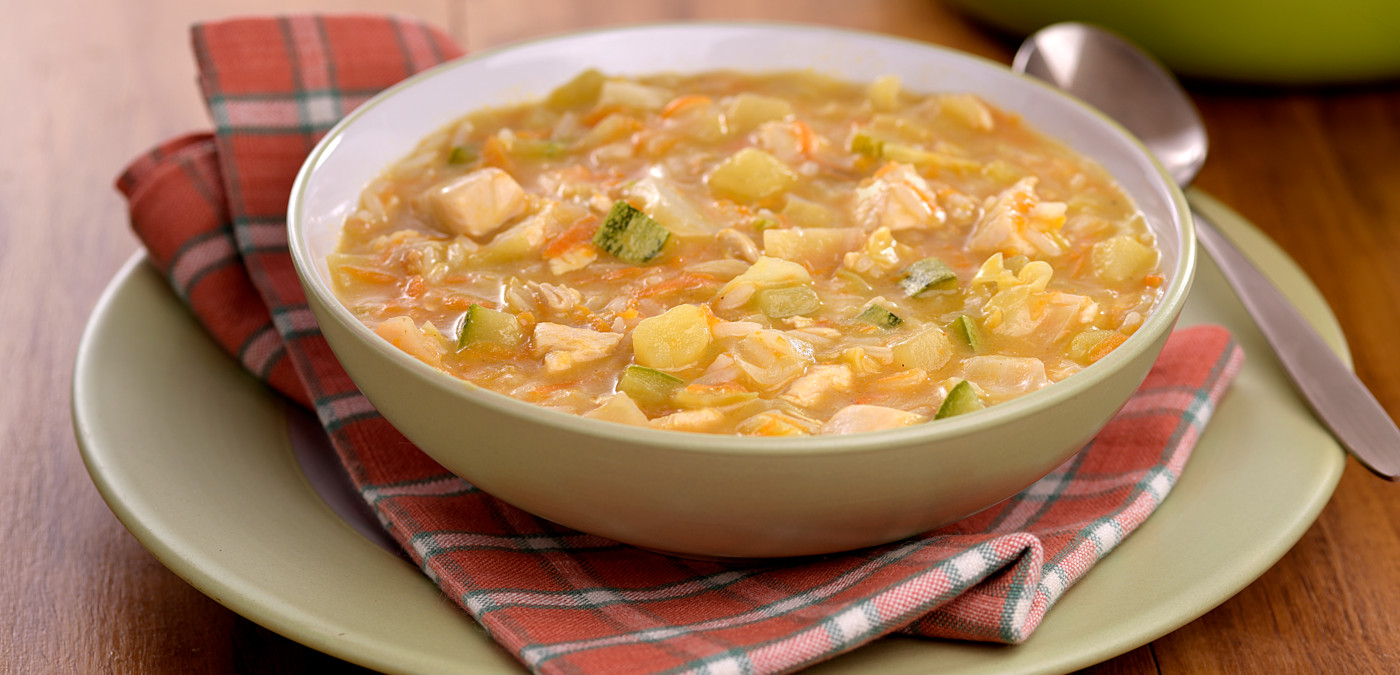 Sopa de Frango com Legumes