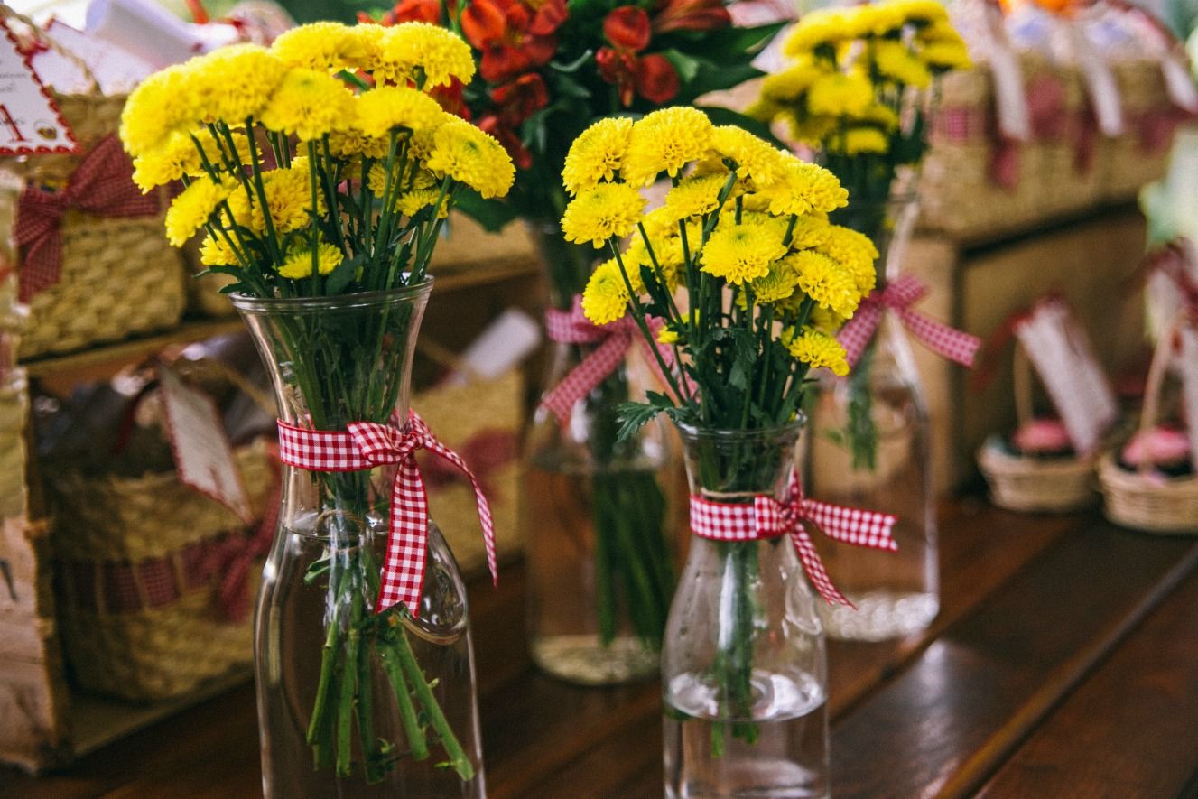 arranjos de flores para festa junina