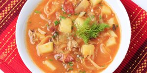 Sopa de Aveia com Legumes