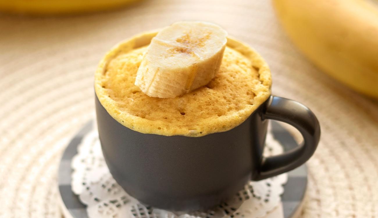 Bolo de Caneca de Banana