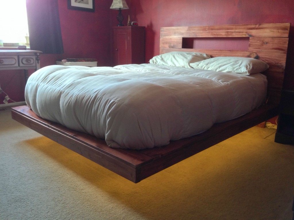 cama de pallet flutuante