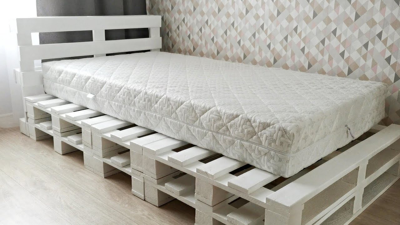 cama de pallet simples