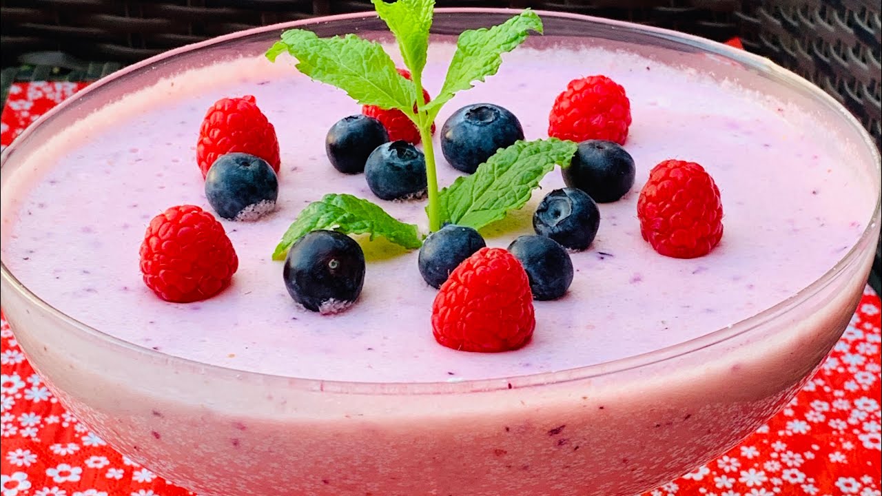 Mousse de Frutas Vermelhas