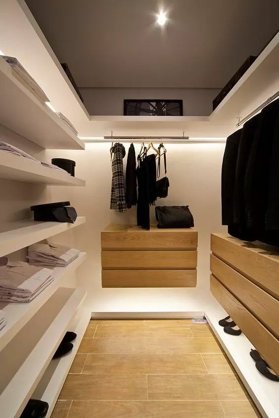 closet iluminado gesso