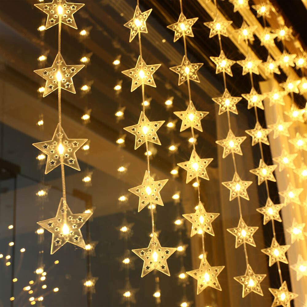 cortina de estrelas de LED