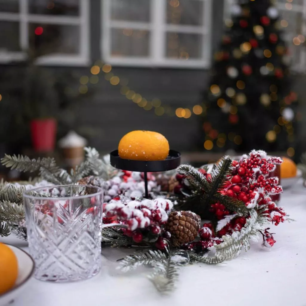 decoração de natal para mesa