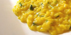 Receita de Risoto de Açafrão