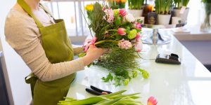 organizar flores em casa