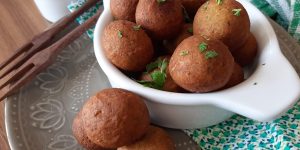 Receita de Bolinho de Ervilha