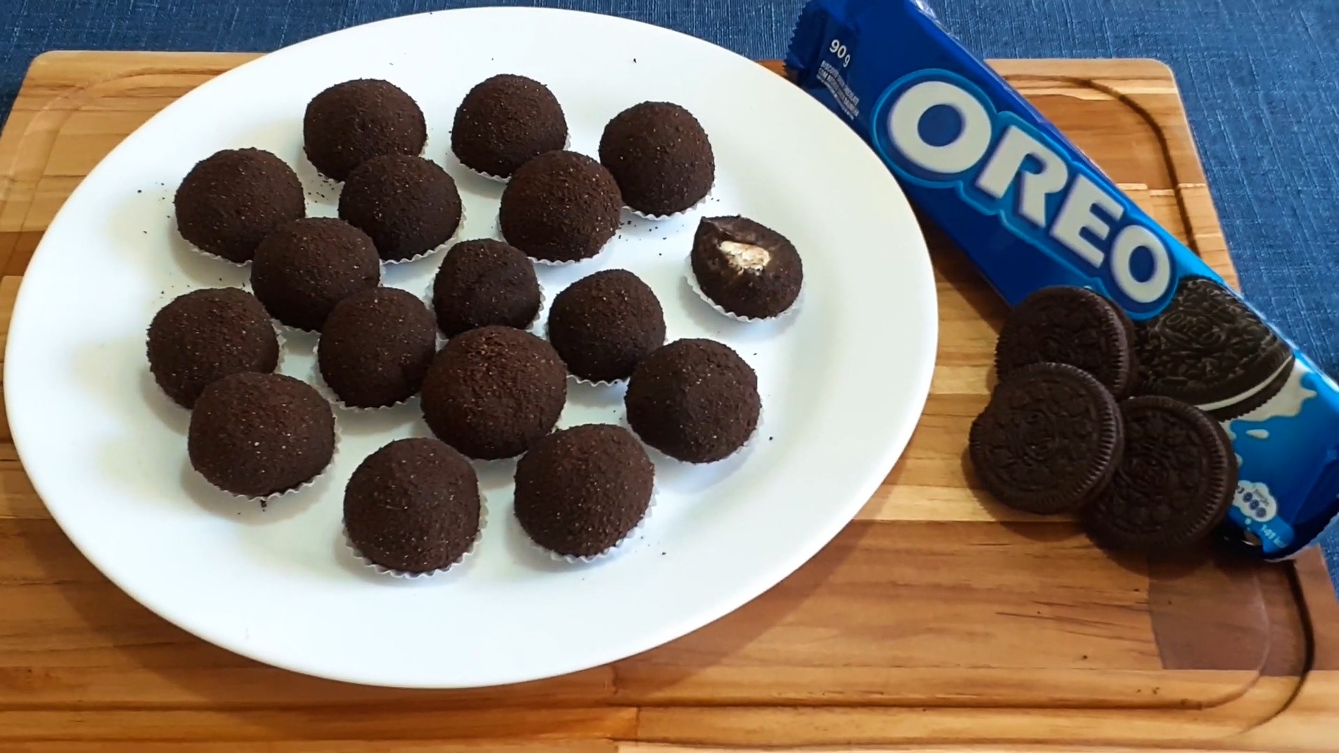 Receita de Brigadeiro de Oreo