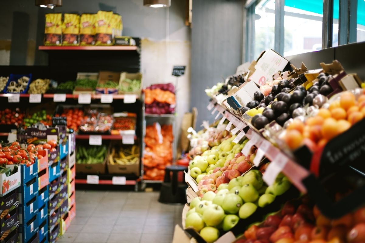 espaço de supermercado