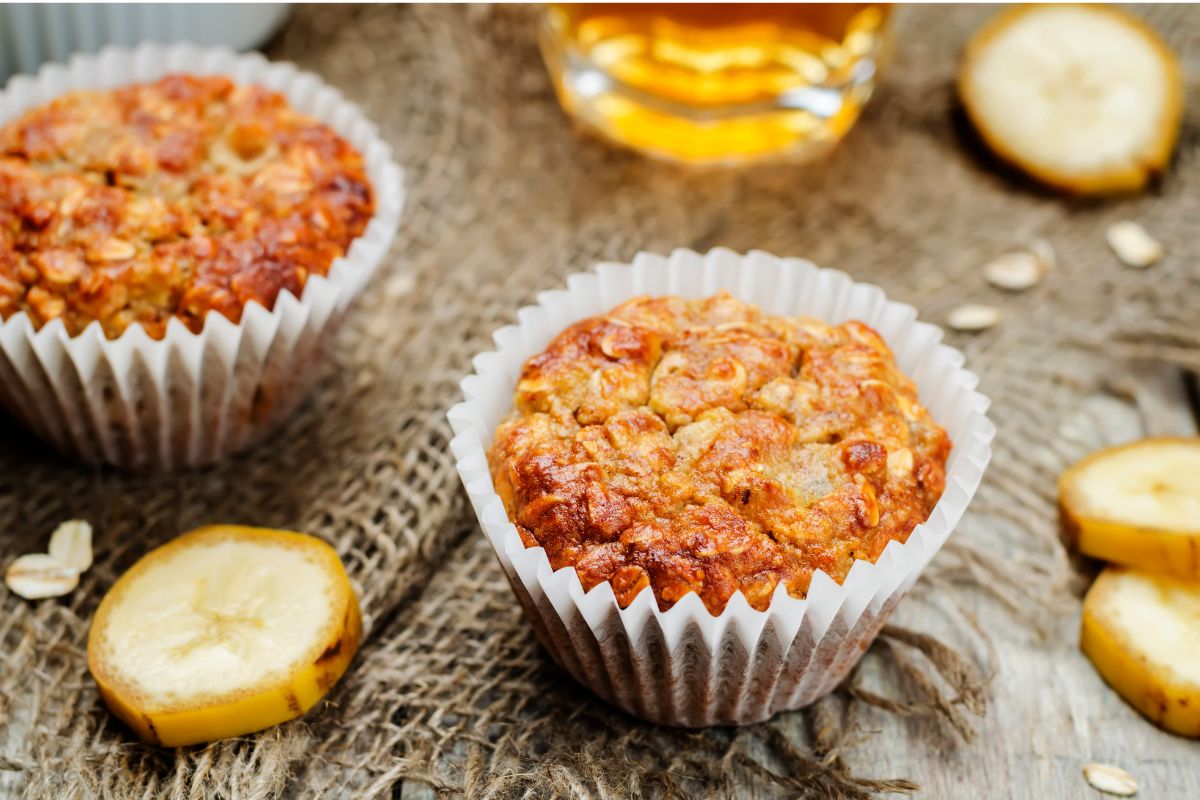 bolinhos de banana na airfryer