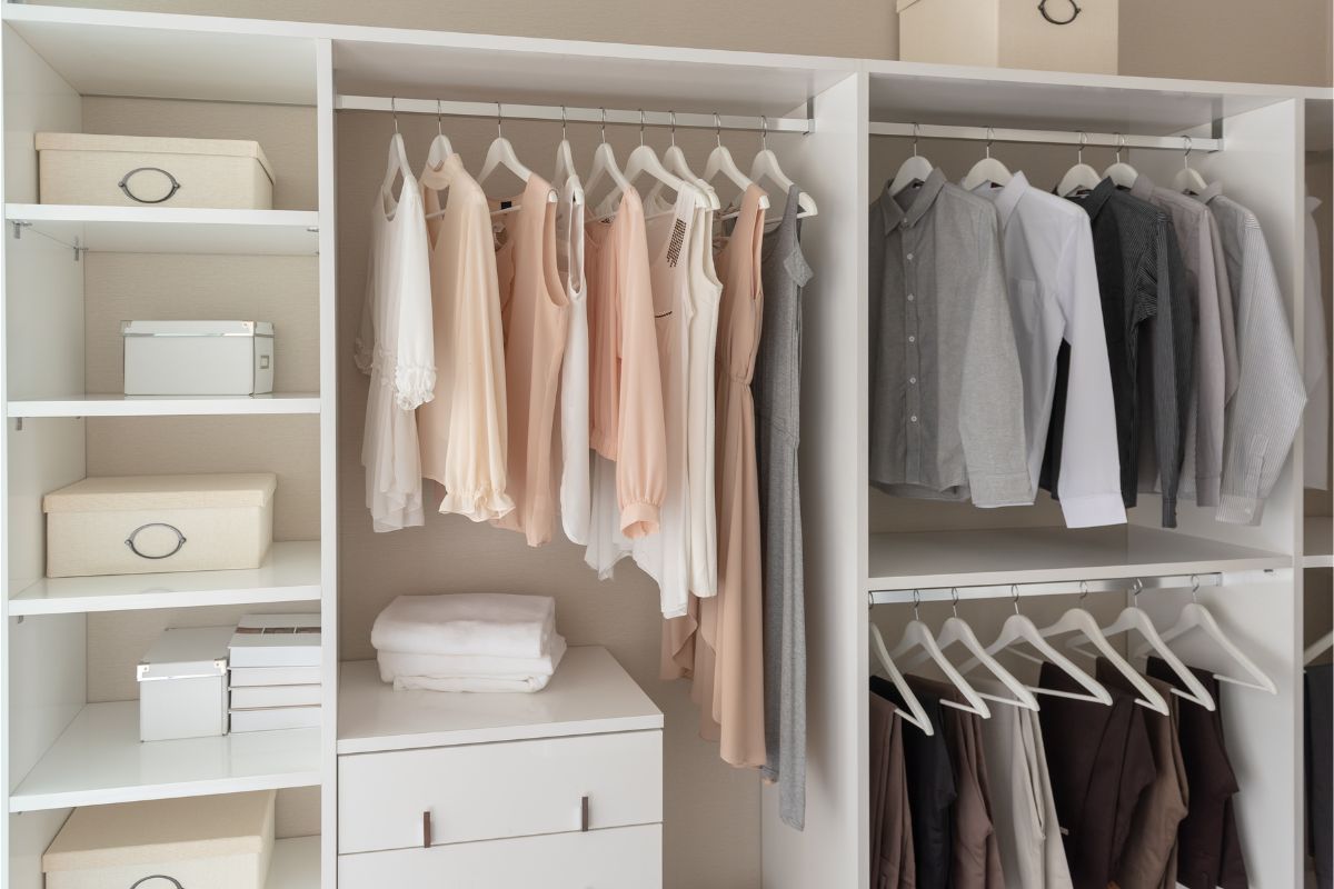 Closet casal como compartilhar