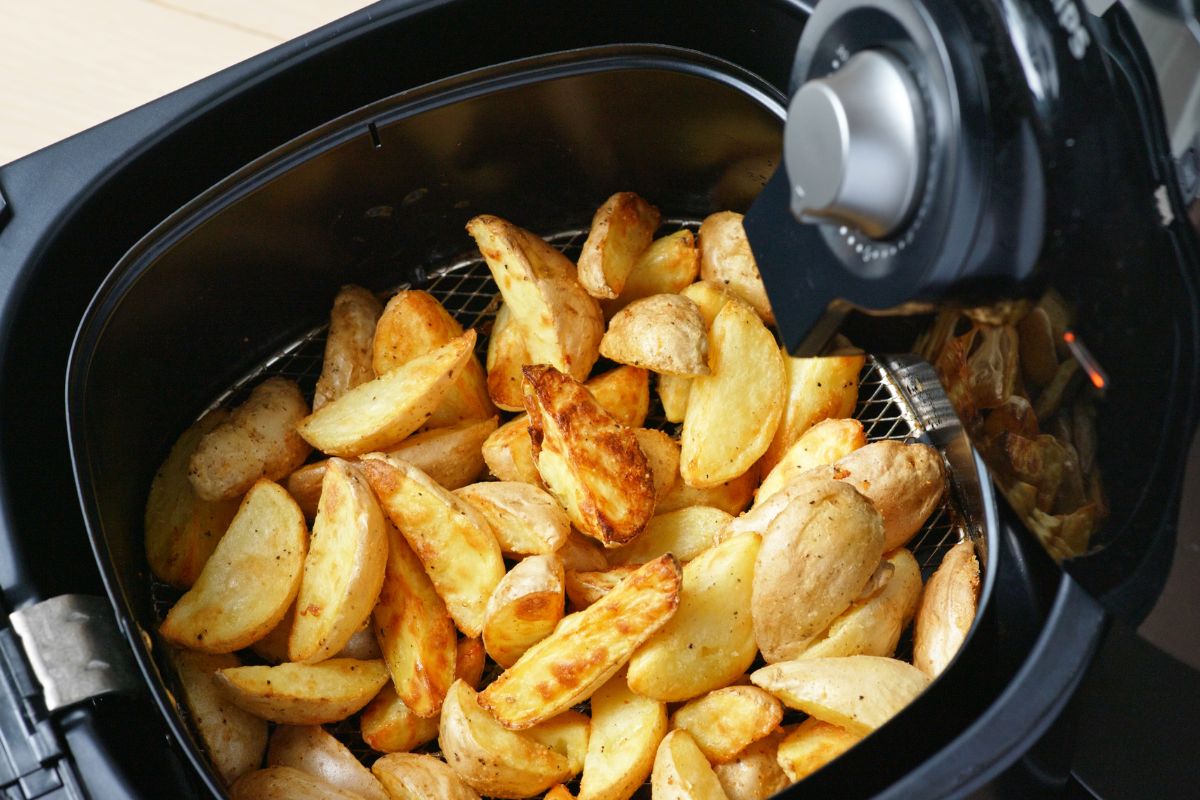 esquentar fritura na air fryer