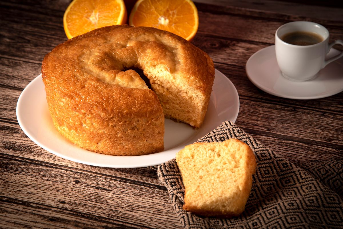 receita de bolo de laranja simples