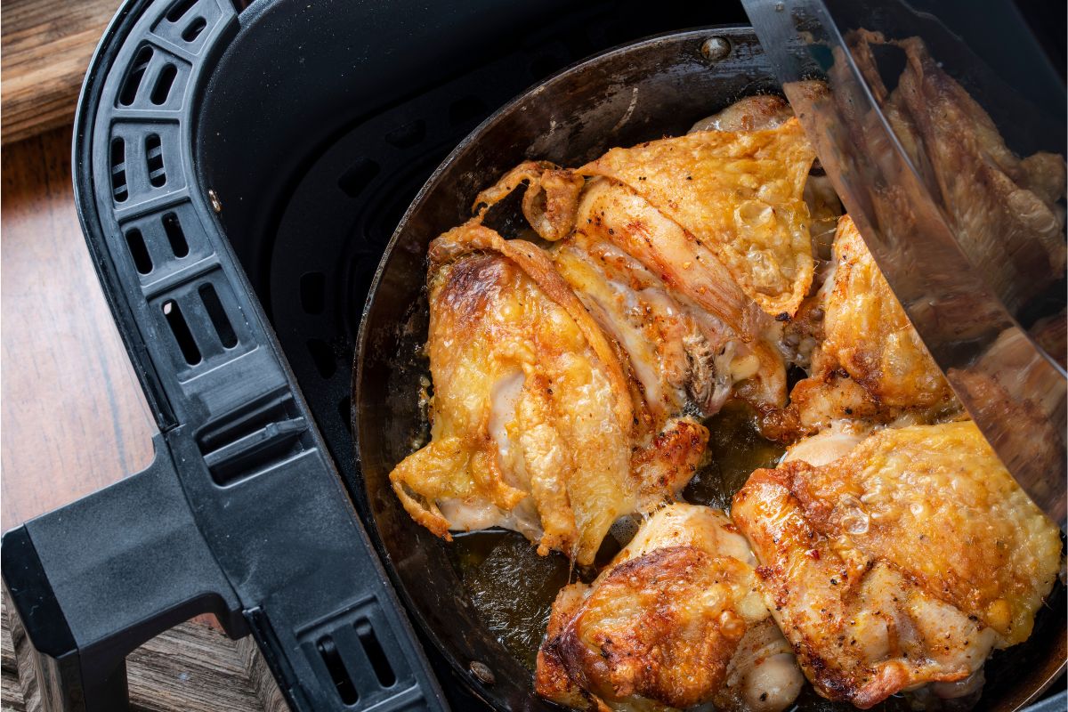 frango crocante na air fryer