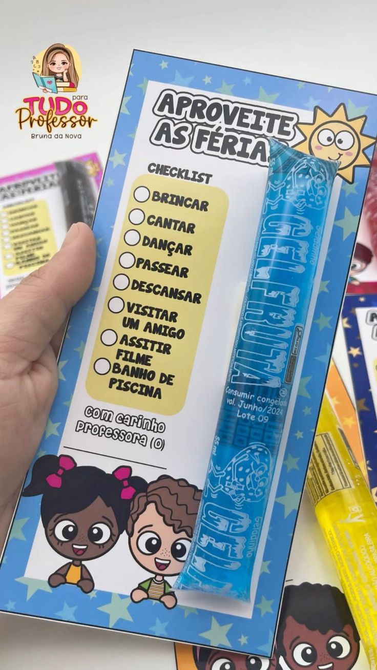 Lembrancinha Férias geladinha